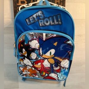 Blue Sonic Kids Backpack